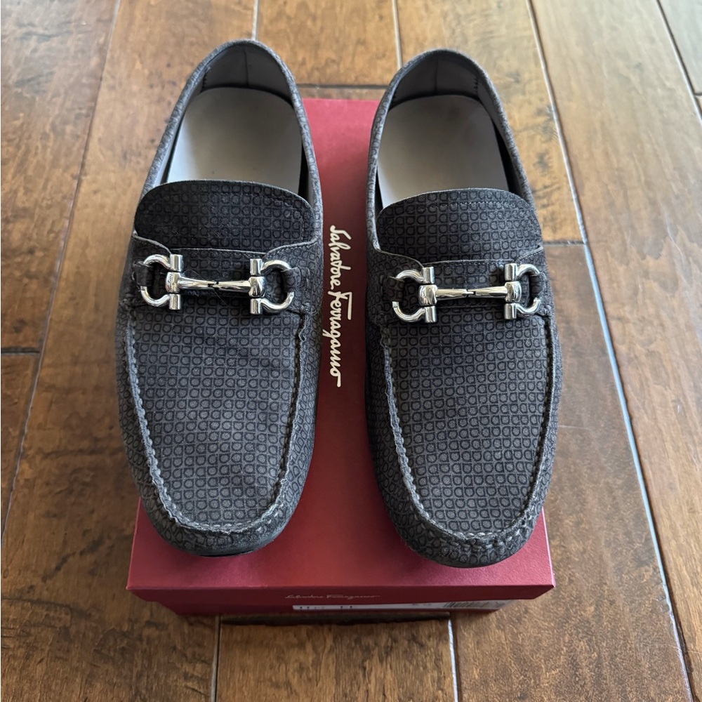 Ferragamo gray shoes, men’s size 11 1/2